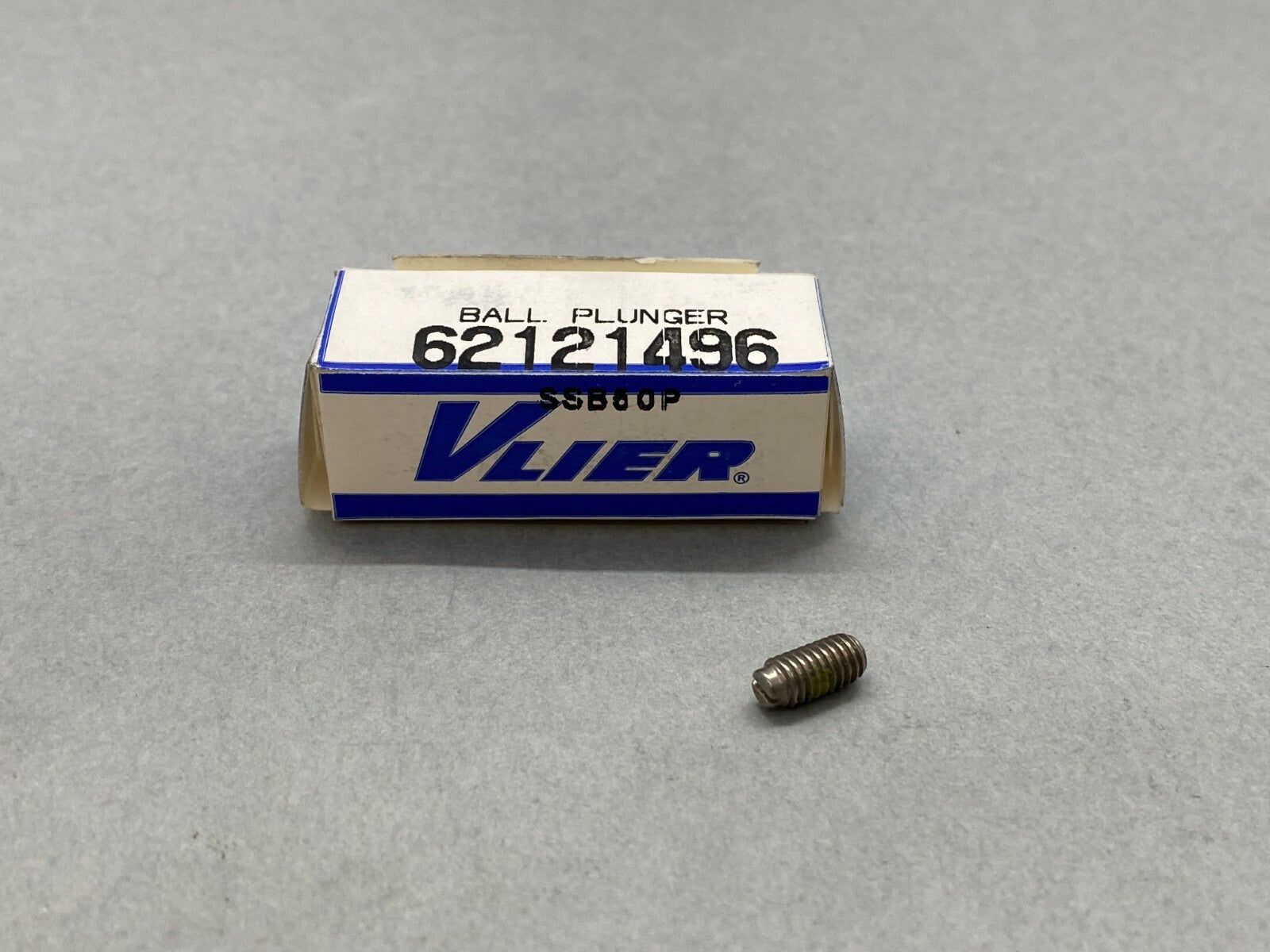 Vlier SSB50P Ball Plunger 8-36 Thread 0.094" Ball Dia 0.344" Length 62121496 - Maverick Industrial Sales