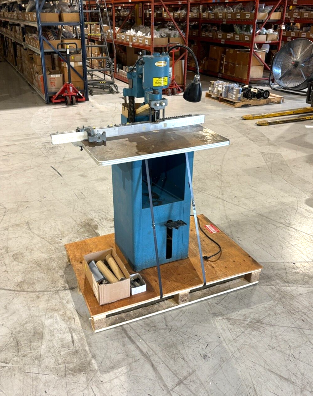 JF | The Challenge Machinery Co. Model Paper Drill Press, Commercial Hole Punch - Used - Maverick Industrial Sales