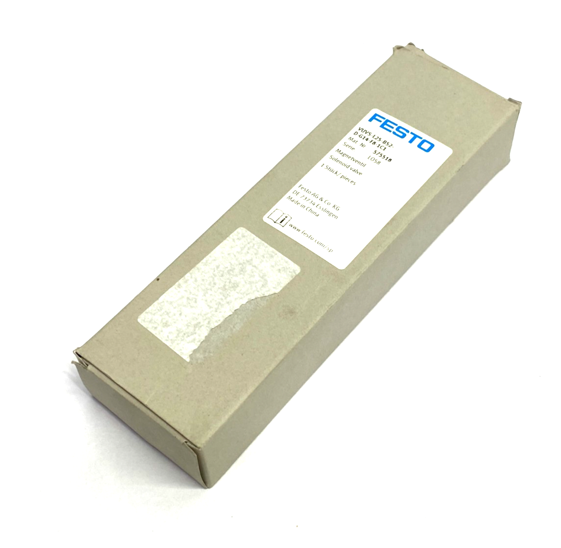 Festo VUVS-L25-B52-D-G14-F8-1C1 Solenoid Valve 5/2, Bistable 575518 - Maverick Industrial Sales