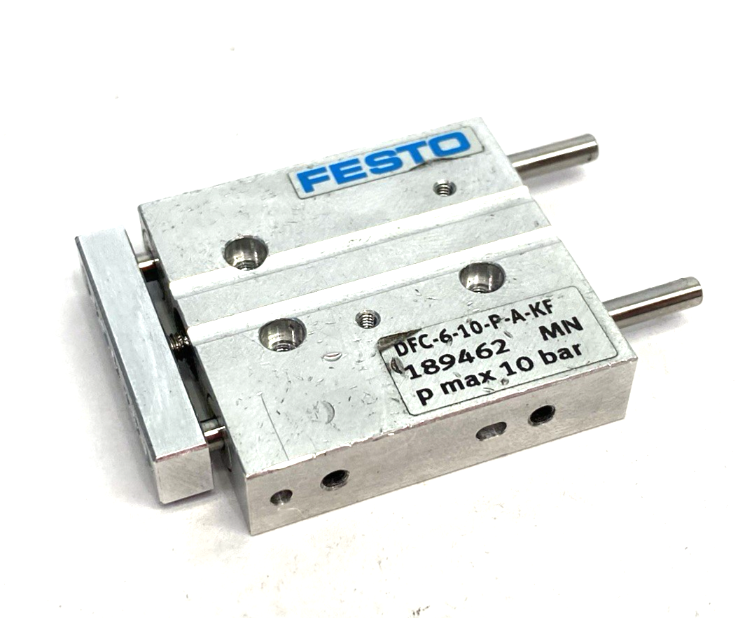 Festo DFC-6-10-P-A-KF Miniature Guided Cylinder Actuator, 6mm Bore, 189462 - Maverick Industrial Sales