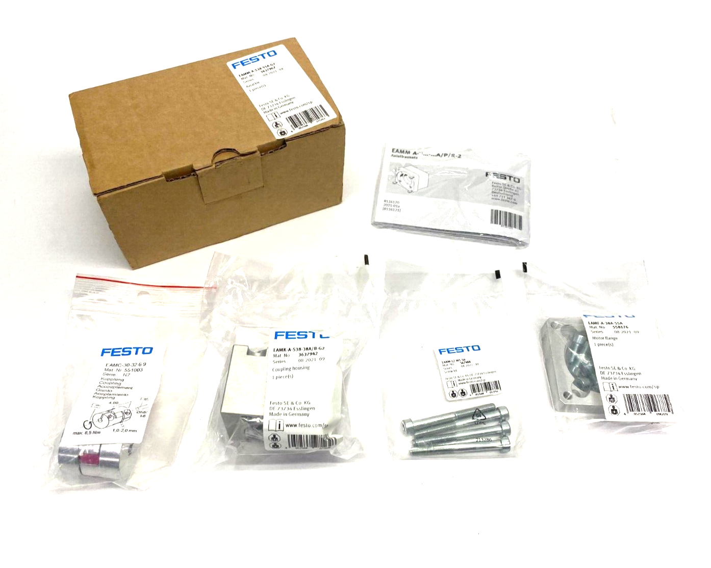 Festo EAMM-A-S38-55A-G2 Axial Kit 3637967 - New - Maverick Industrial Sales