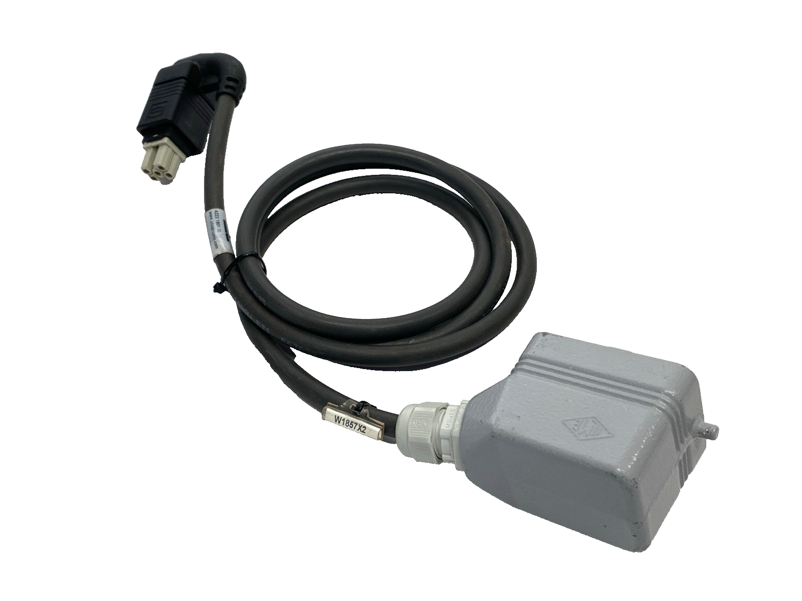 Atlas Copco 4222 1801 02 Power Cable w/ ILME MHO 06 L20 Connector - Used - Maverick Industrial Sales