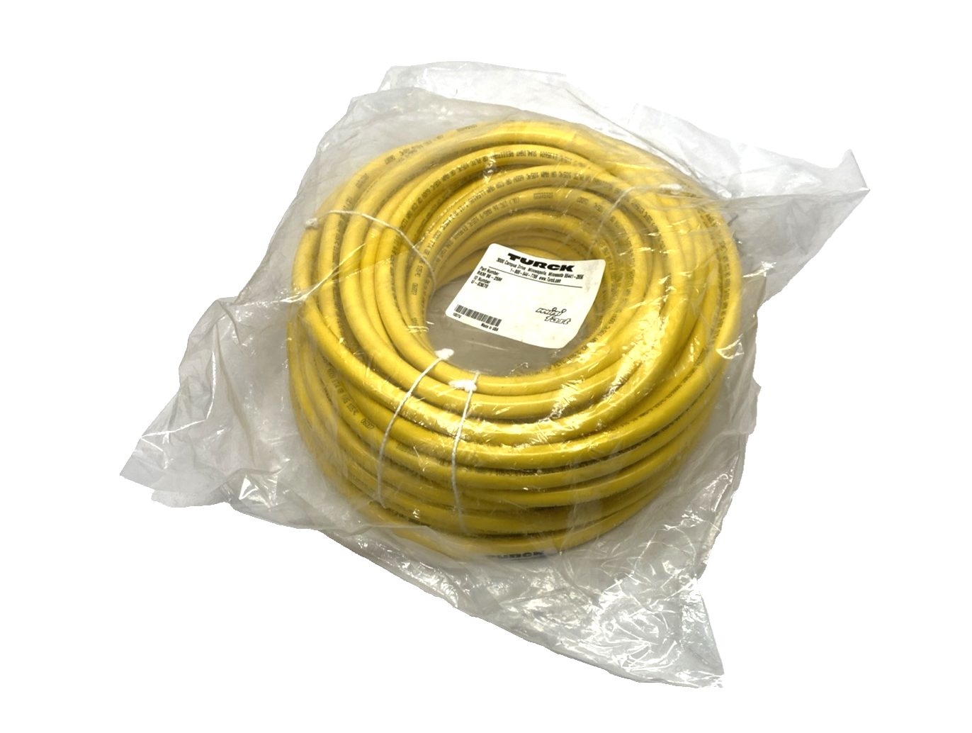 Turck RKM 96-25M Cordset 1-1/8" Female 9-Pin To Leads 25m U-03670 - New - Maverick Industrial Sales