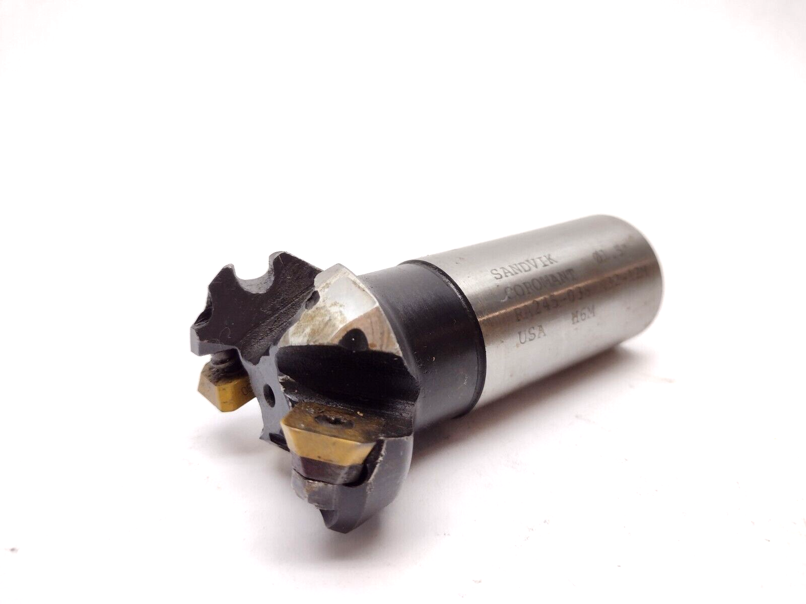 RA245-038MN32-12M | Sandvik Coromant Coromill 245 01.5" Face Milling Cutter H6M - Used - Maverick Industrial Sales