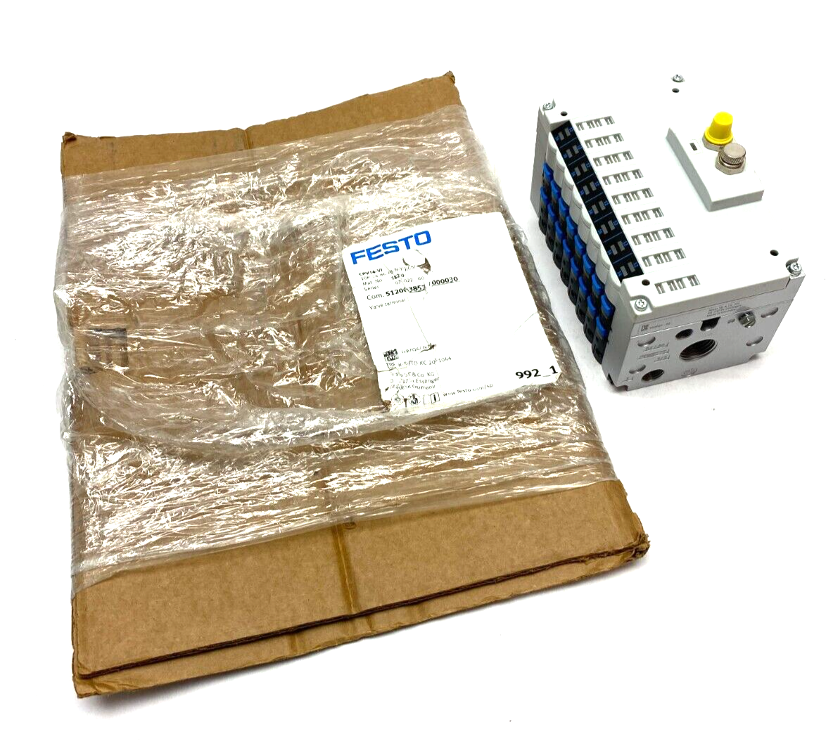 Festo CPV14-VI, 10P-14-8C-FB-N-Y-JJC5J Valve Terminal Manifold 18210 - Maverick Industrial Sales