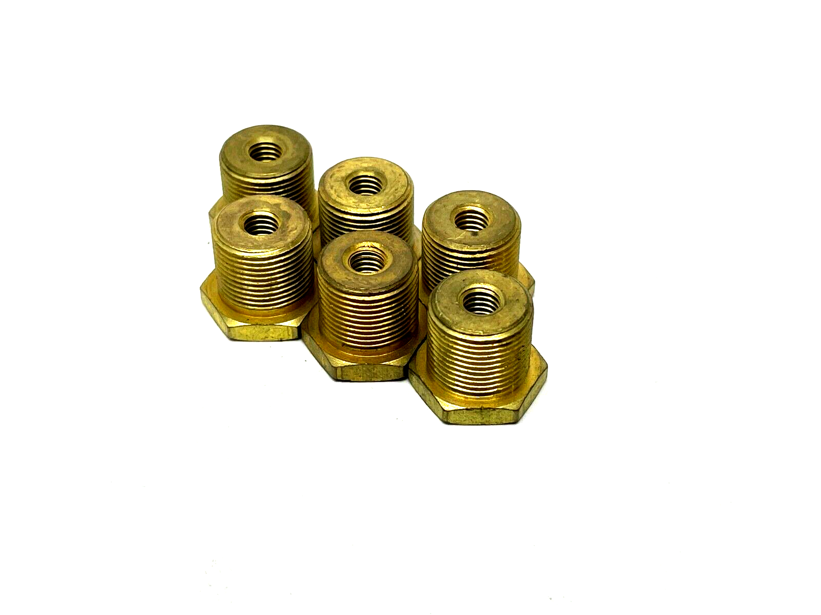 15027 | Clippard Bulkhead Fittings #10-32 to #15/32-32 LOT OF 6 - Used - Maverick Industrial Sales