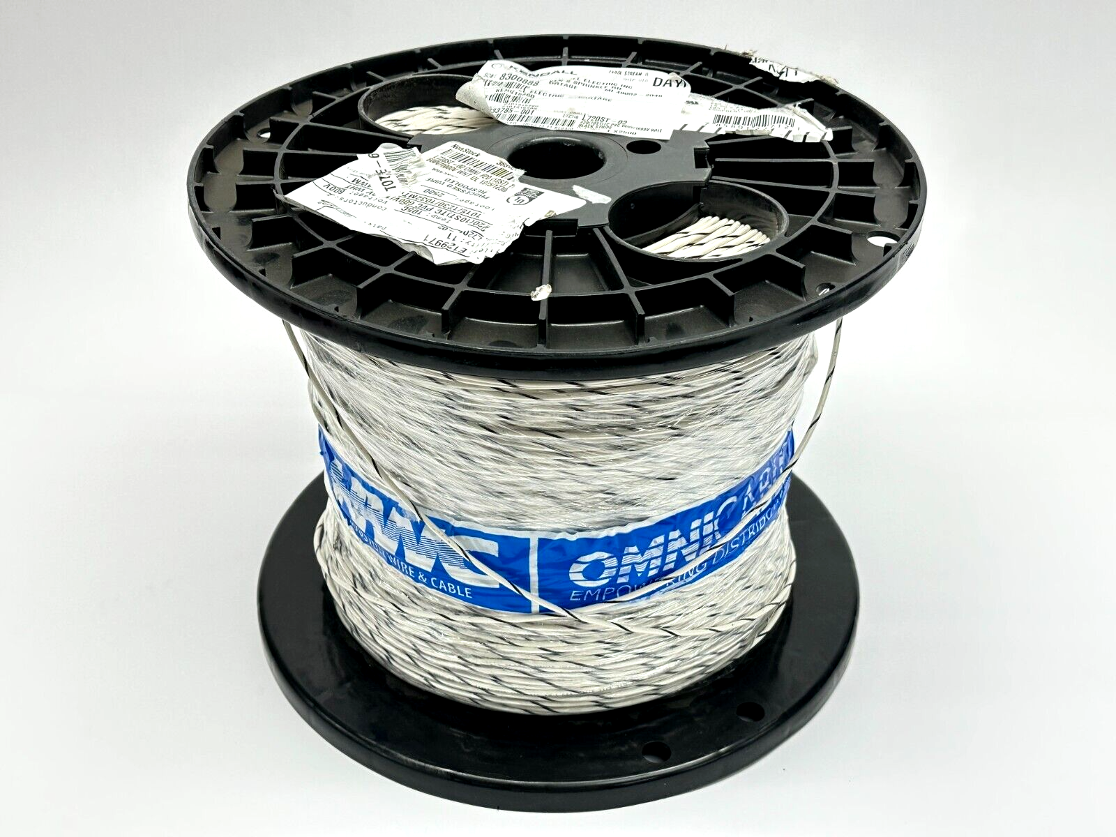 L720ST-02 | Omni #20 AWG Type MTW TEW 10-Stranded Copper White 600V 2500ft - New - Maverick Industrial Sales
