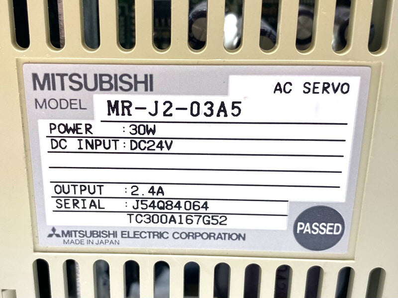 Mitsubishi MR-J2-03A5 30W 24V DC MELSERVO - Maverick Industrial Sales