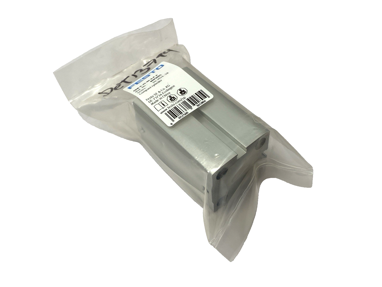 Festo ADN-S-25-40-A-P-A Pneumatic Compact Cylinder 25mm Bore 40mm Stroke 8092095 - Maverick Industrial Sales
