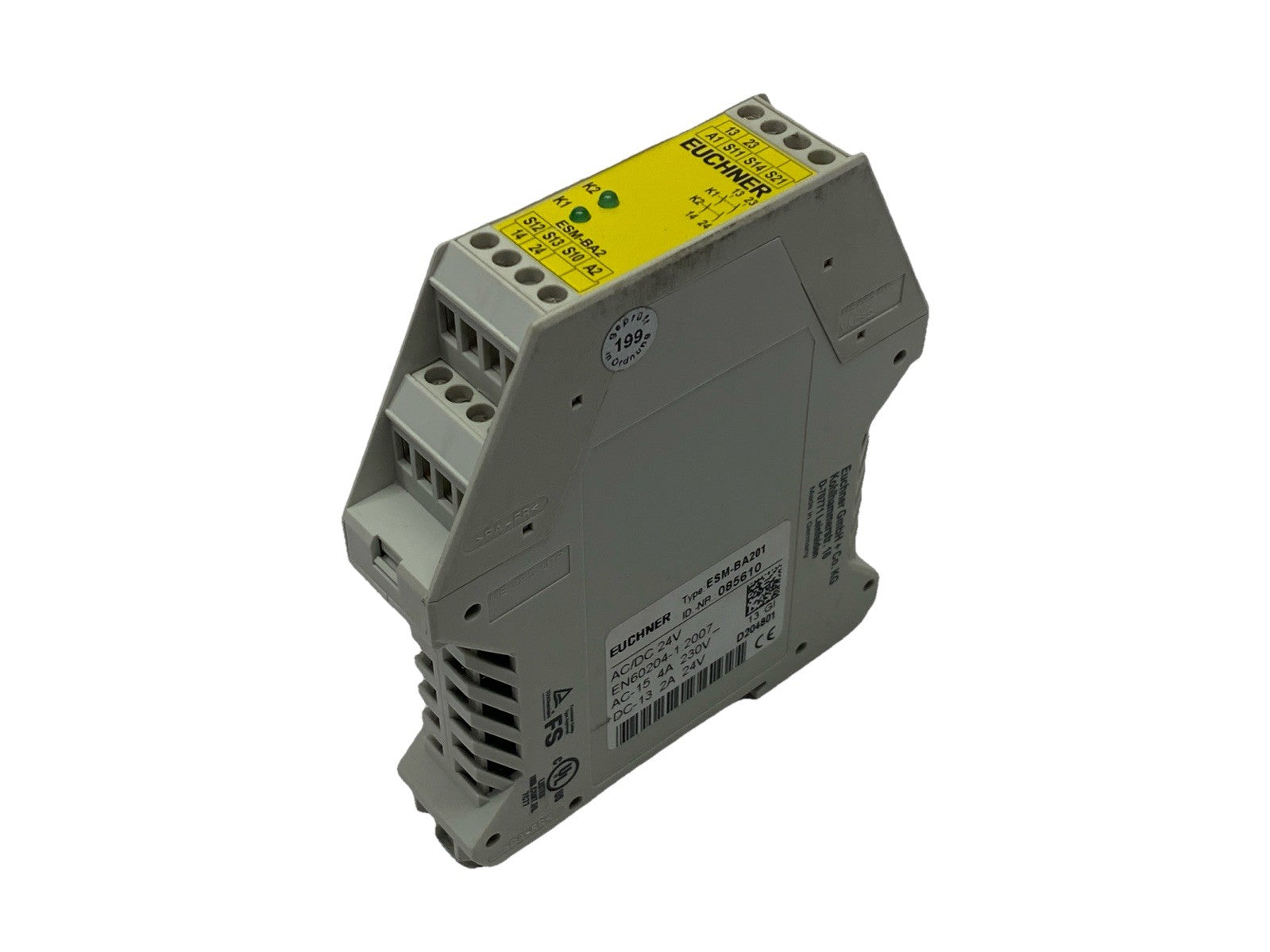 Euchner ESM-BA2 Safety Relay 24V 085610 - Maverick Industrial Sales