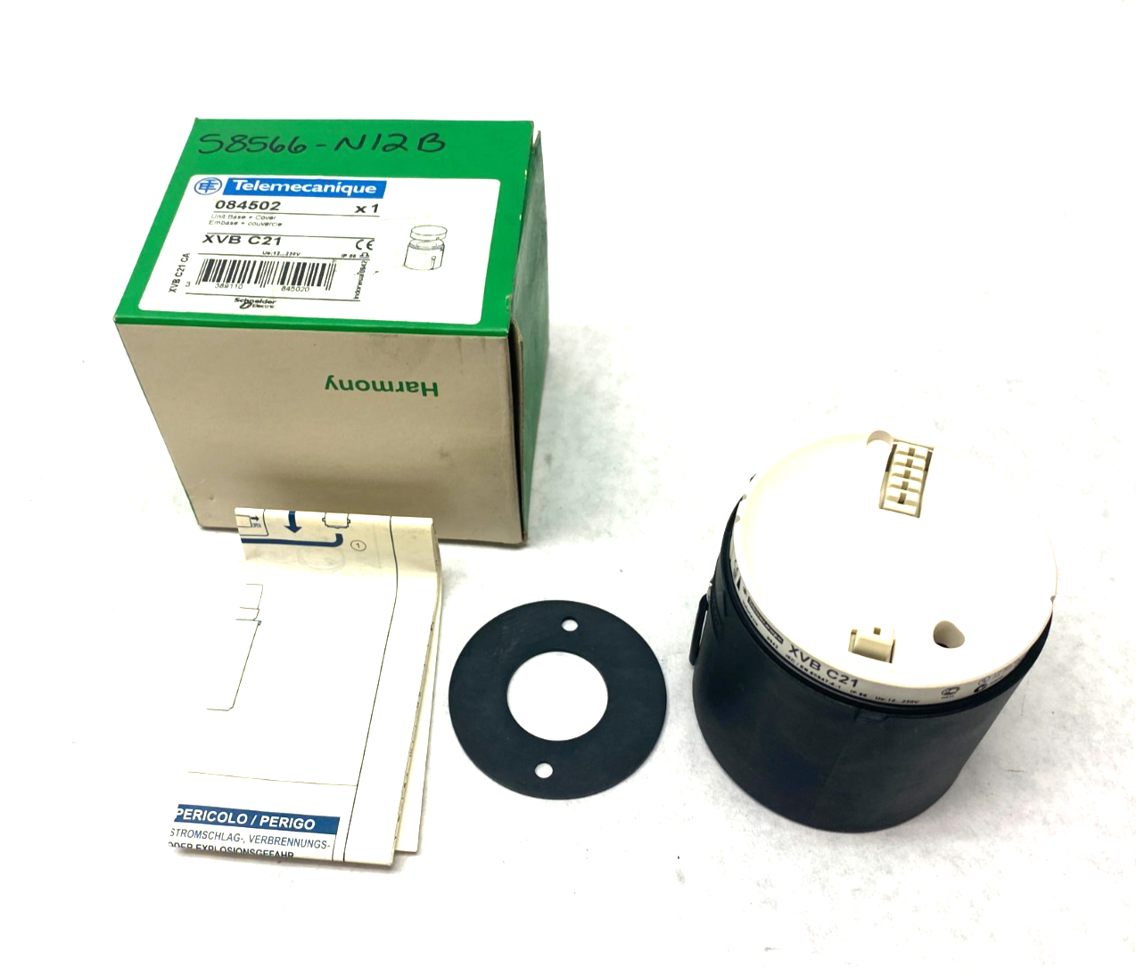 Schneider Electric XVB C21 Harmony Stack Light Beacon Base Unit 084502 - Maverick Industrial Sales