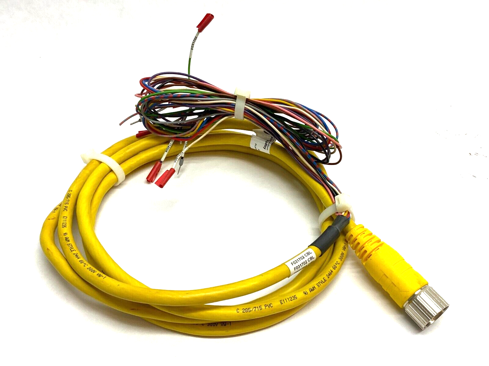 Allen Bradley 889M-F12AH-20 Ser. A Single Ended Cordset M23 12-Pin 8' Length - Used - Maverick Industrial Sales