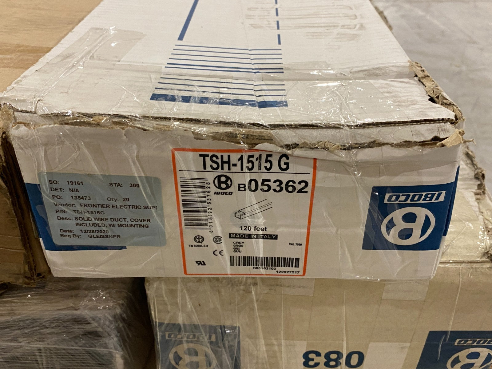 Iboco TSH-2222G, TSH-3030G, TSH 1515G, TSH-1522G, TSH-1010G Wire Duct LOT OF ALL - Maverick Industrial Sales