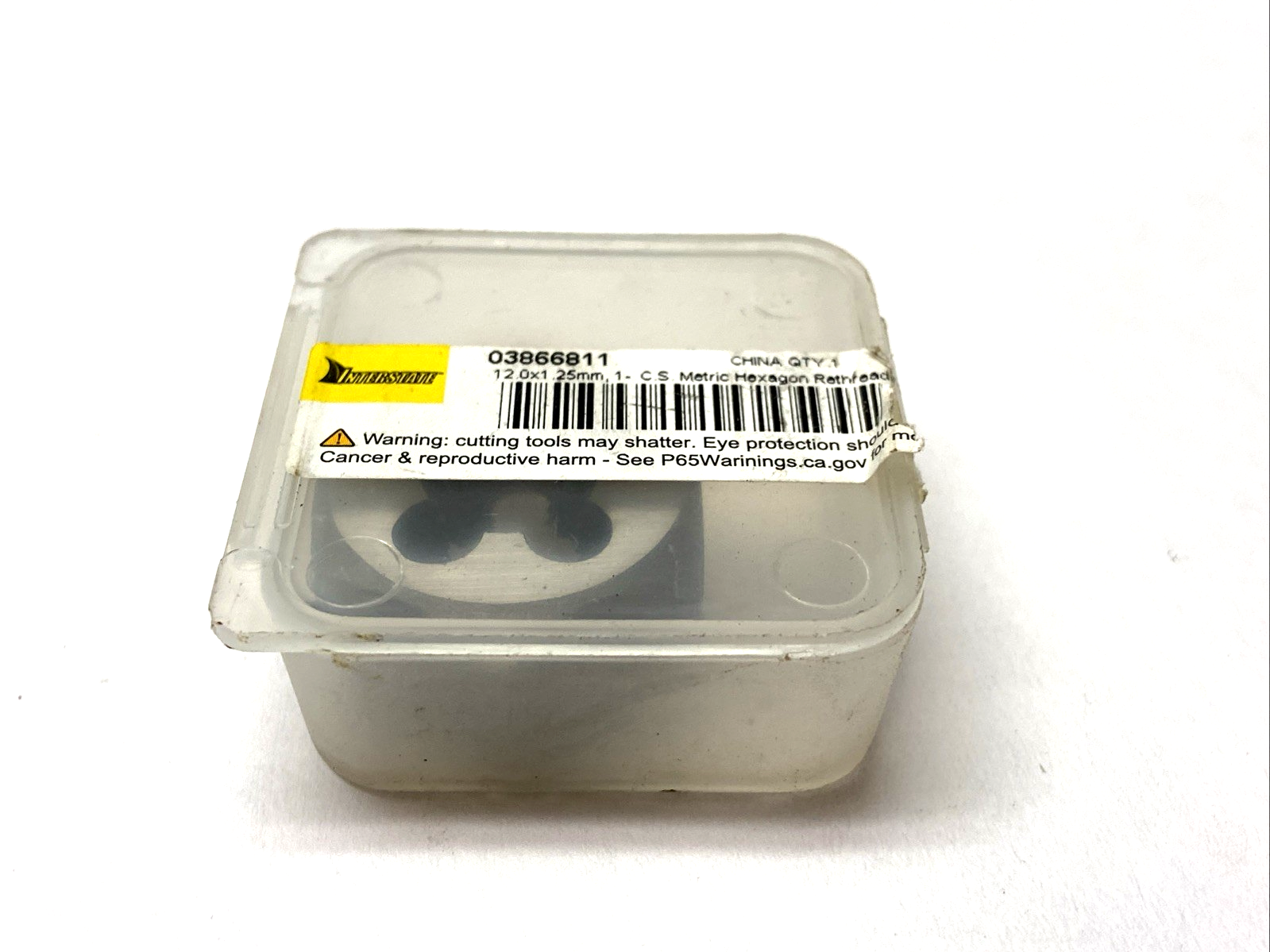Interstate 03866811 Metric Hexagon Rethreading Die Carbon Steel 12.0 x 1.25mm - Maverick Industrial Sales