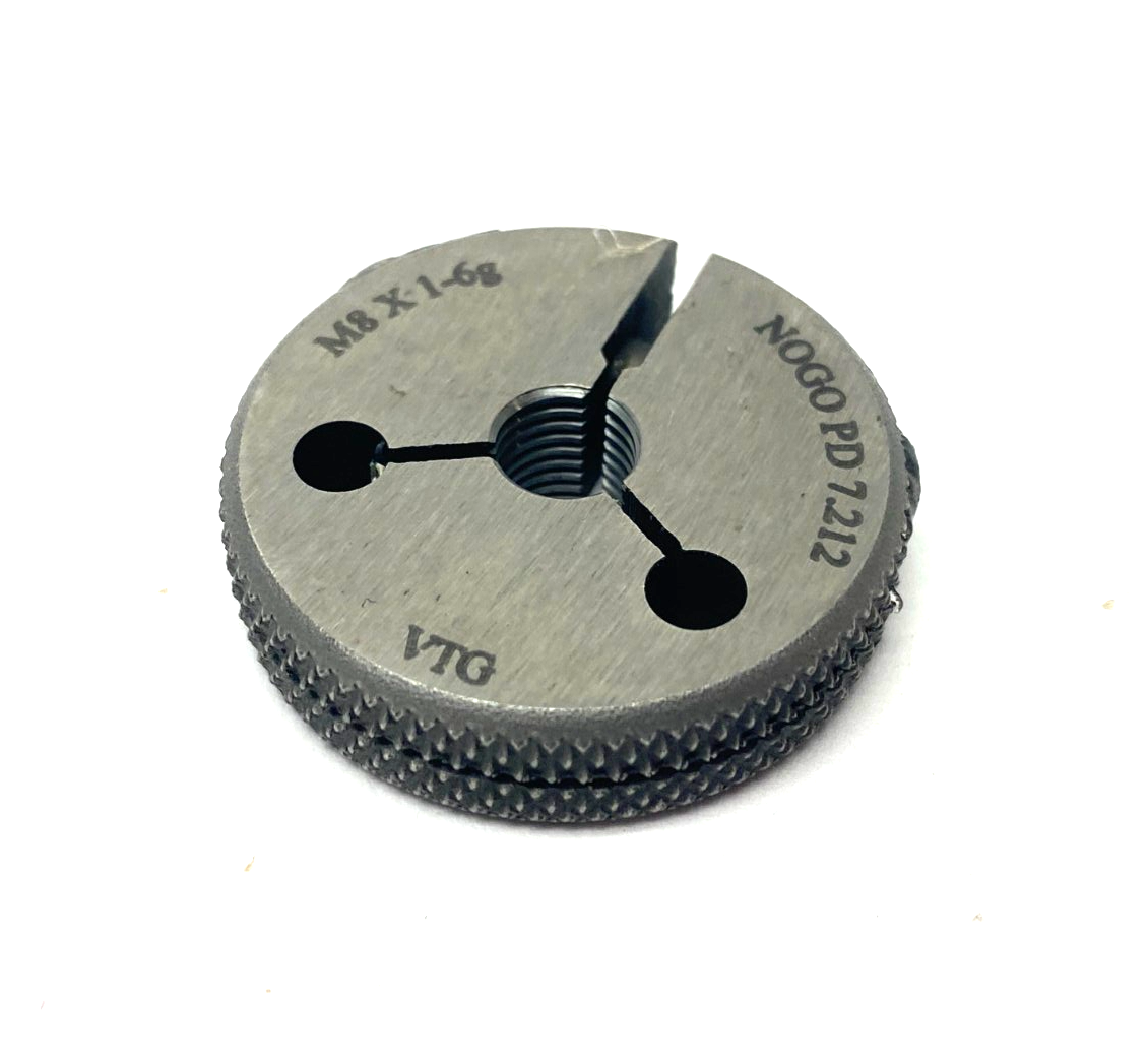 Vermont Gage 362120020 Threaded Ring Gauge M8x1-6G NOGO PD 7.212 - Maverick Industrial Sales