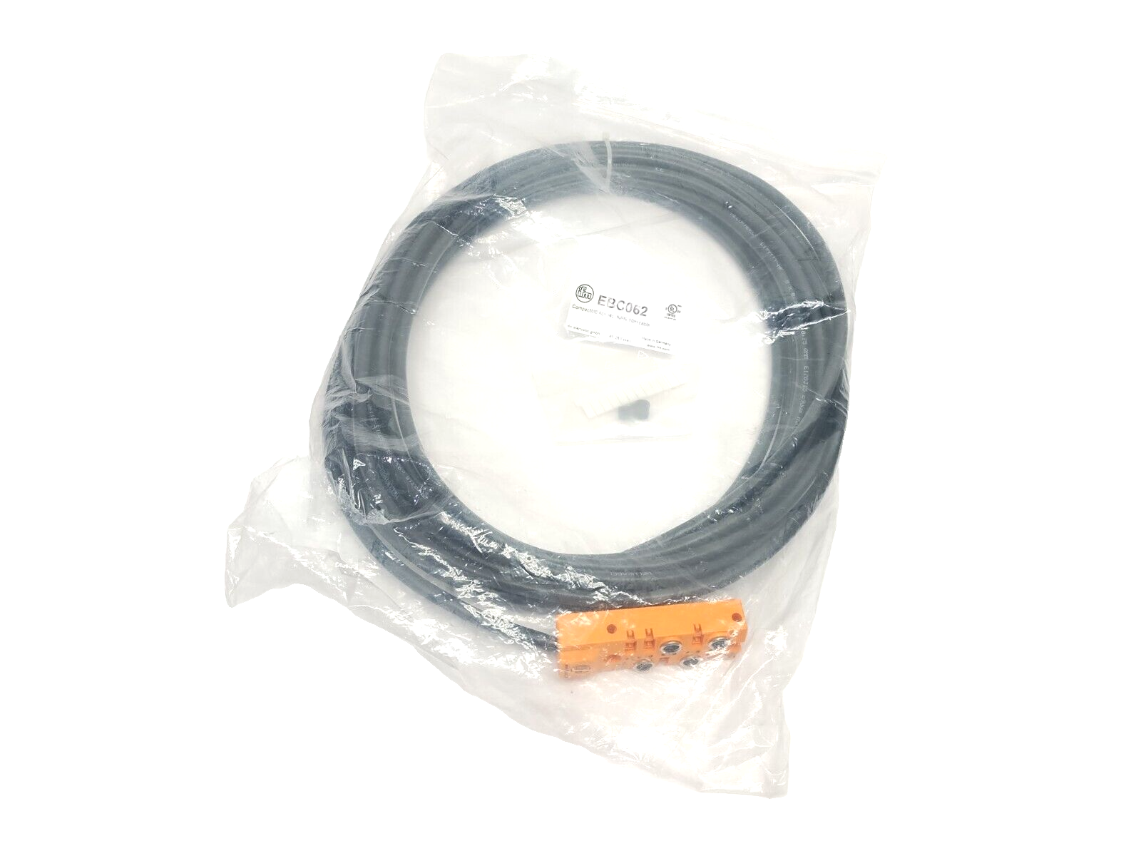 ifm EBC062 4-Port M8 4-Pin Wiring Block 10m Leads ZDO4F049MSJ0010H10 - New – Open box - Maverick Industrial Sales