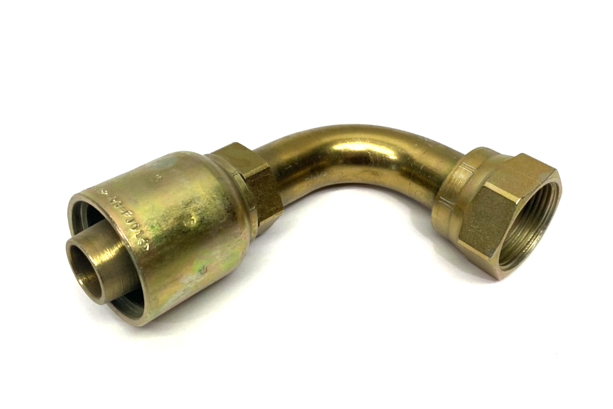 Parker 1L943-16-16 Crimp Style Hydraulic Hose JIC 37° Swivel Fitting 1" Hose - Maverick Industrial Sales