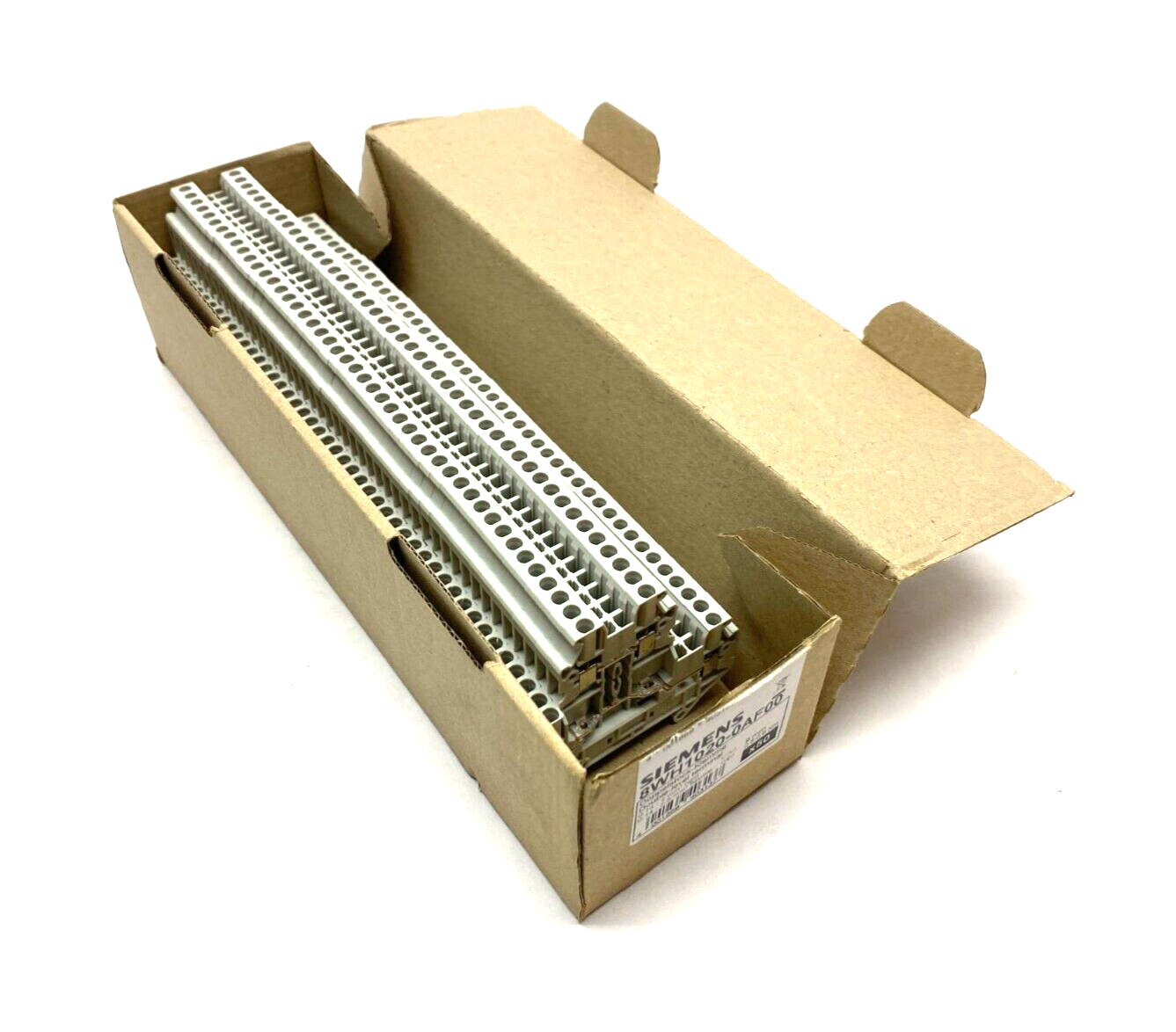 Siemens 8WH1020-0AF00 Two-Tier Feed-Through Terminal Block Gray 2.5mm BOX OF 46 - Maverick Industrial Sales