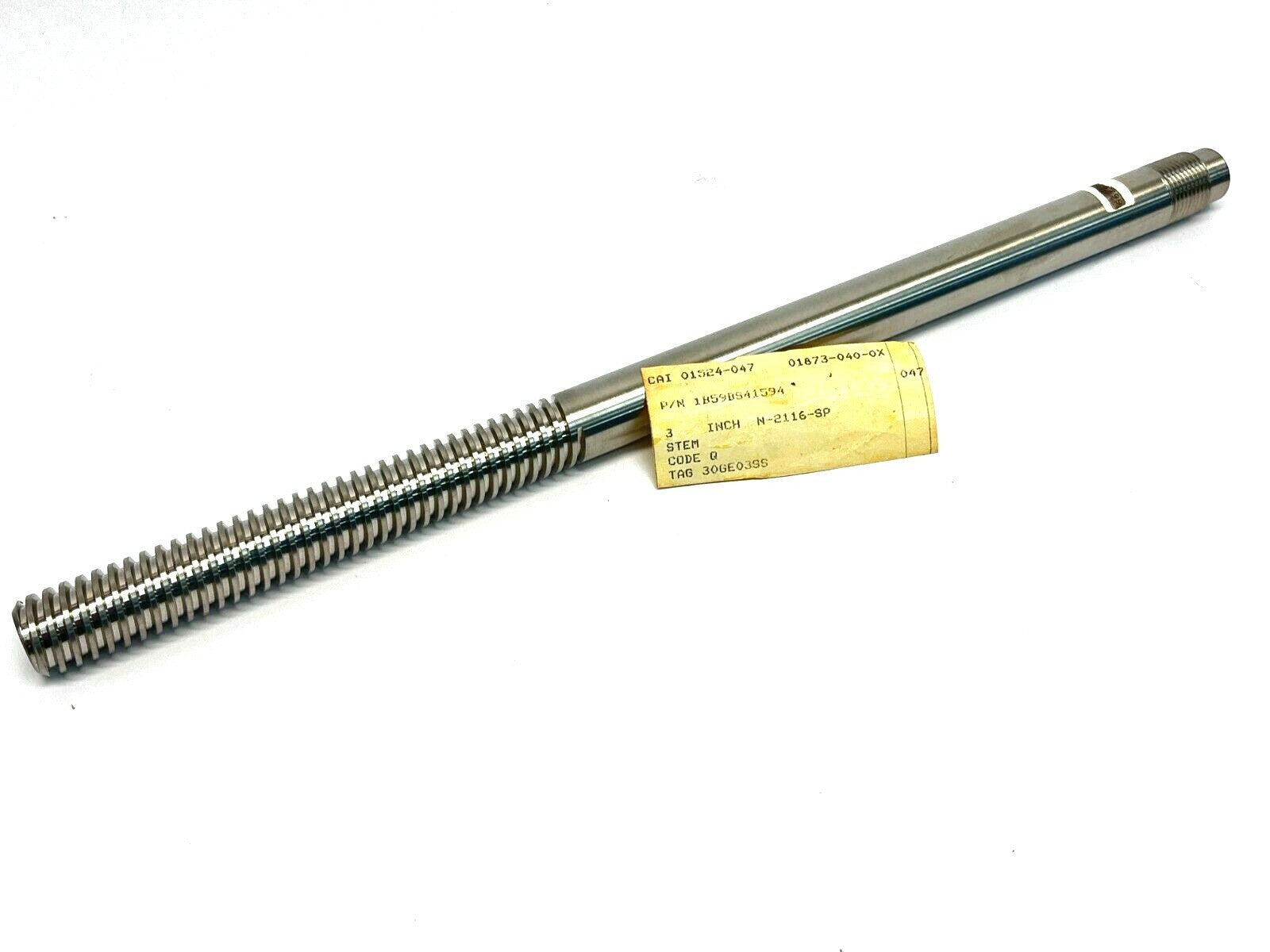 3" Gate Valve Stem 16-3/8" Length 300lb 1B59BS41594 N-2116-SP - New – Open box - Maverick Industrial Sales