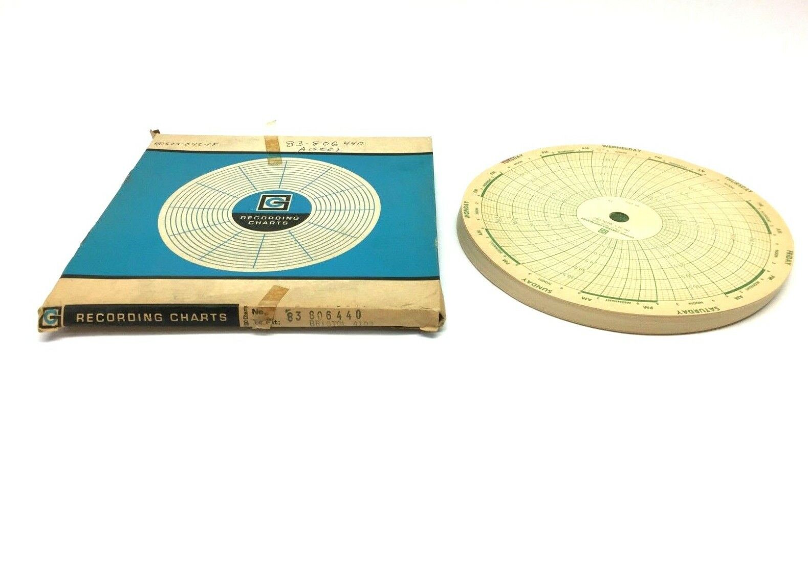 83806440 | Graphic Controls Circular Charts 0.8000" 28-31 Range for Bristol 4103 - New Other - Maverick Industrial Sales