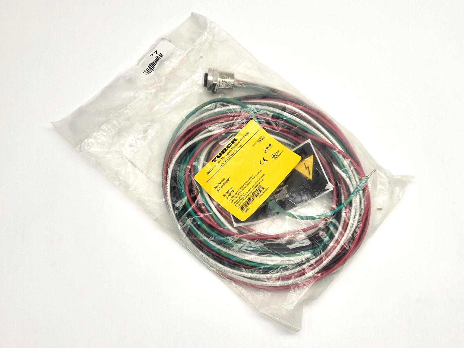 RKF-44-5M/NPT | Turck Power Receptacle U-45086 - New - Maverick Industrial Sales