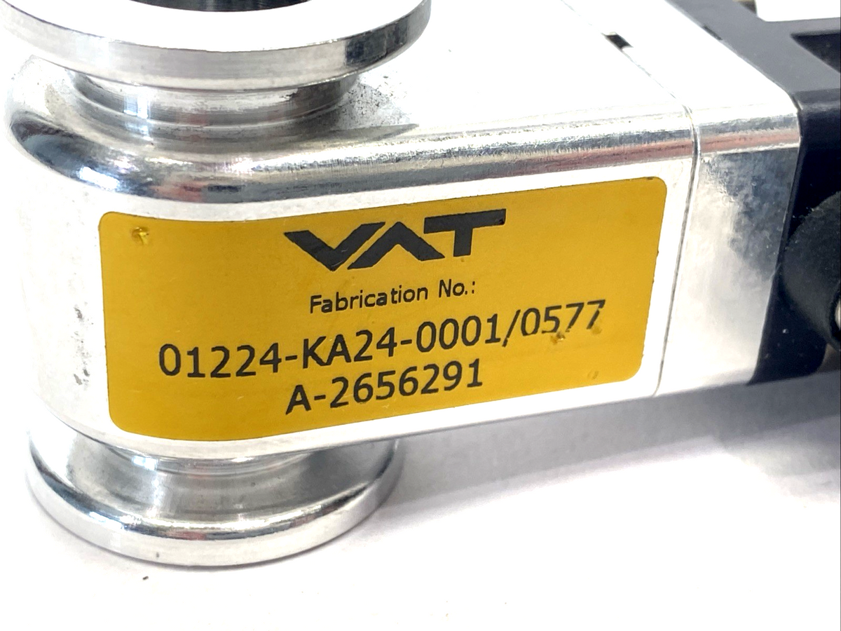 01224-KA24-0001, 01224-KA24-0001/0577 | VAT 01224-KA24-0001 Mini Gate Valve ISO-KF Size DN 16, 5/8" - Used - Maverick Industrial Sales
