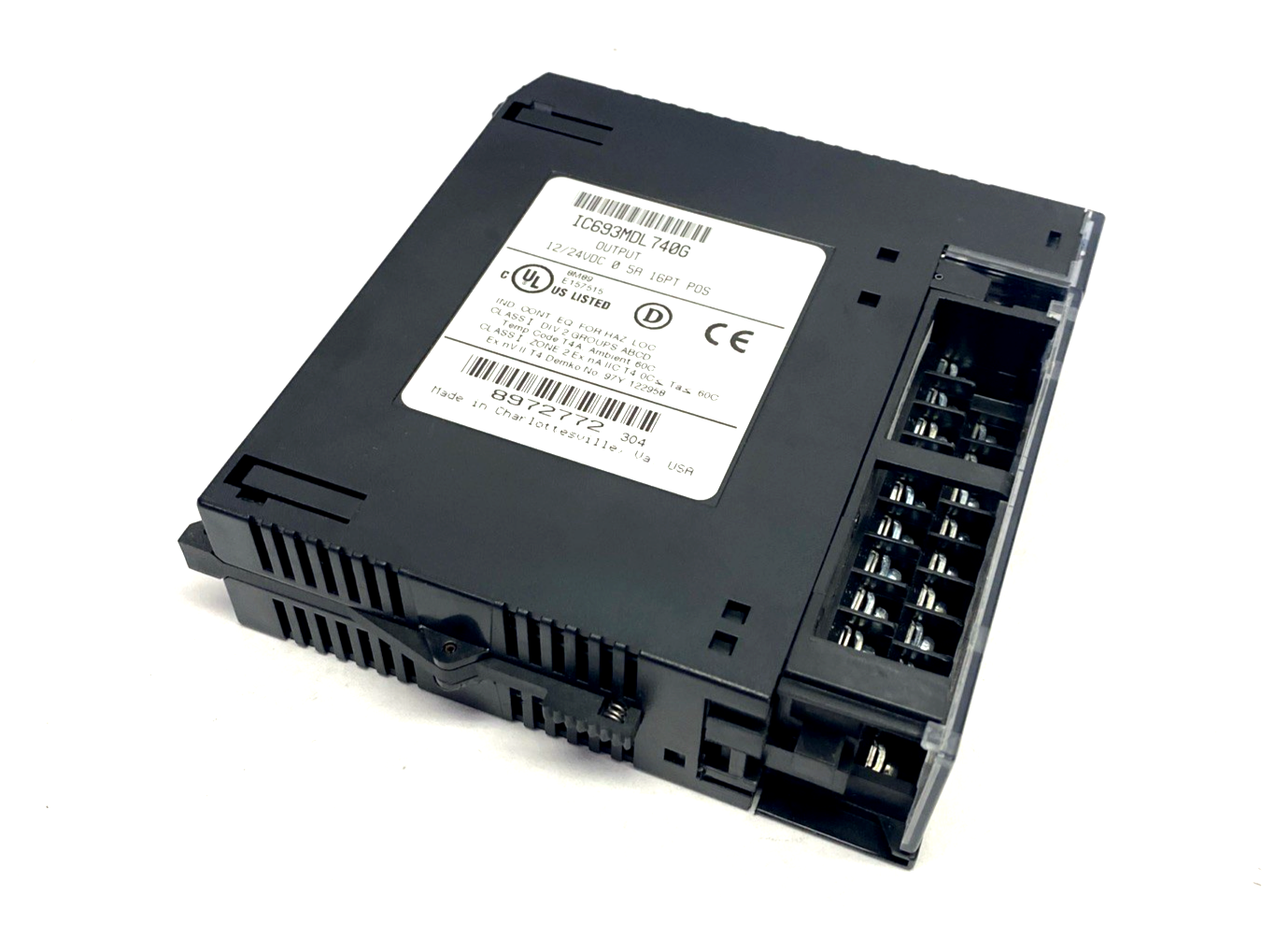IC693MDL740G | GE Fanuc Output Module 12/24VDC 0.5A 16PT POS - Used - Maverick Industrial Sales