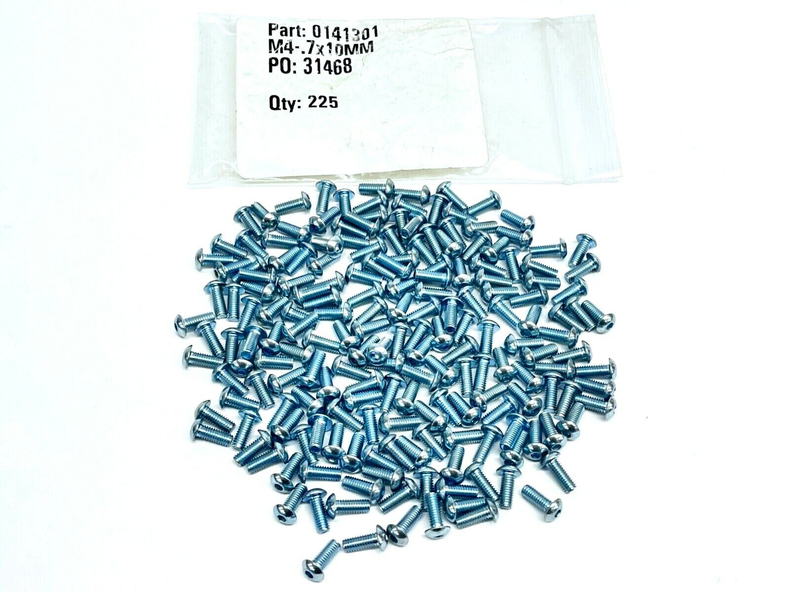 M4-.7 x 10mm Button Head Cap Screw 0141301 LOT OF 180 - New – Open box - Maverick Industrial Sales