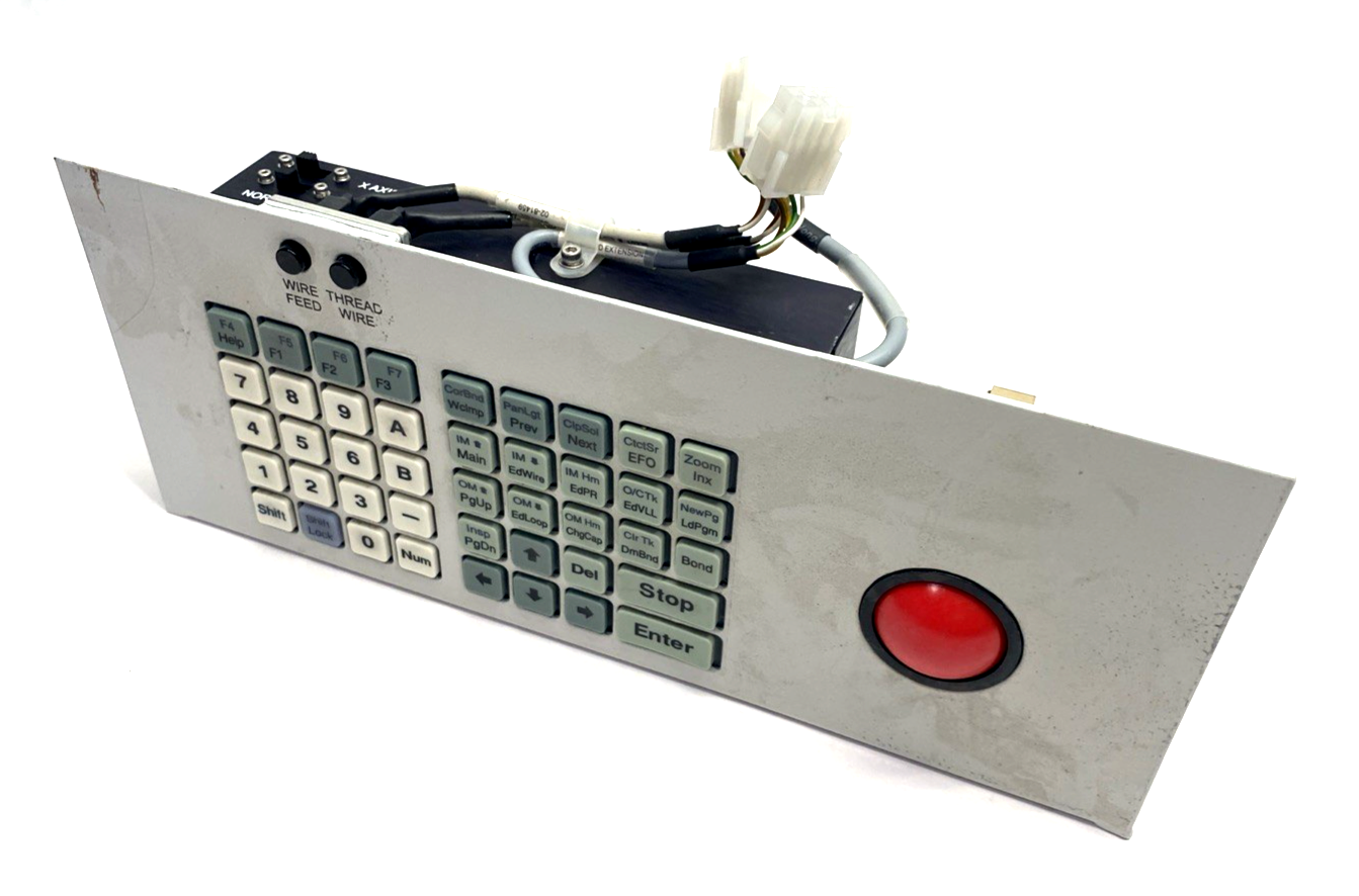 01-94758 | ASM Rev. A Control Panel And Trackball Keyboard For Eagle 60 Bonder - Used - Maverick Industrial Sales