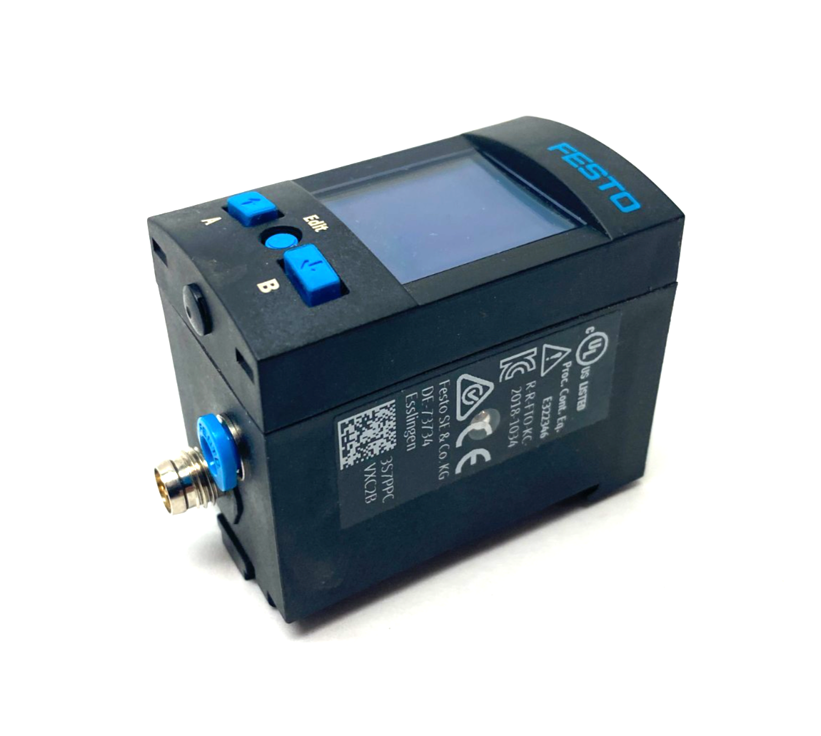 Festo SPAU-P10R-W-Q4D-L-PNLK-PNVBA-M8D Digital Pressure Sensor 8001237 - Maverick Industrial Sales