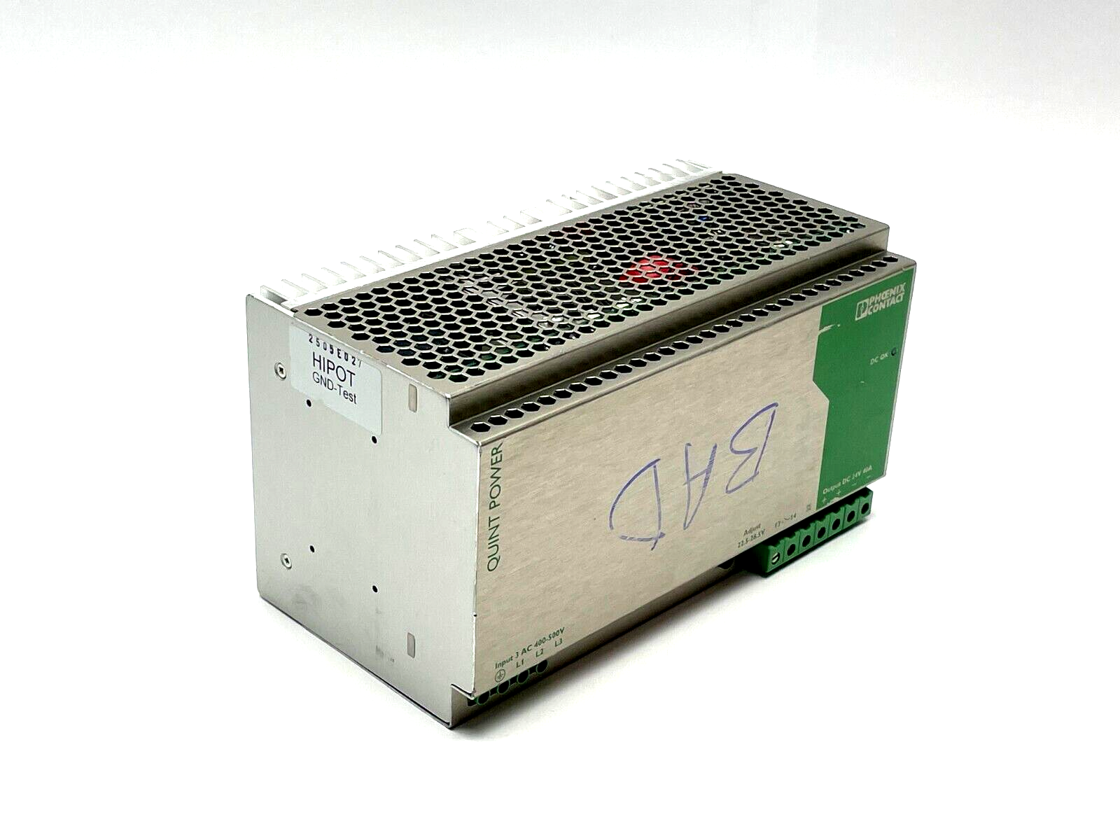 Phoenix Contact QUINT-PS-3X400-500AC/24DC/40 Power Supply Unit 2938646 - For parts or not working - Maverick Industrial Sales