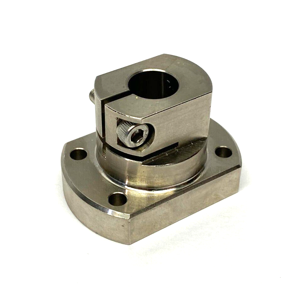MiSUMi TLSM15 Compact Flanged Base Clamp for 15mm Round Shaft - New – Open box - Maverick Industrial Sales