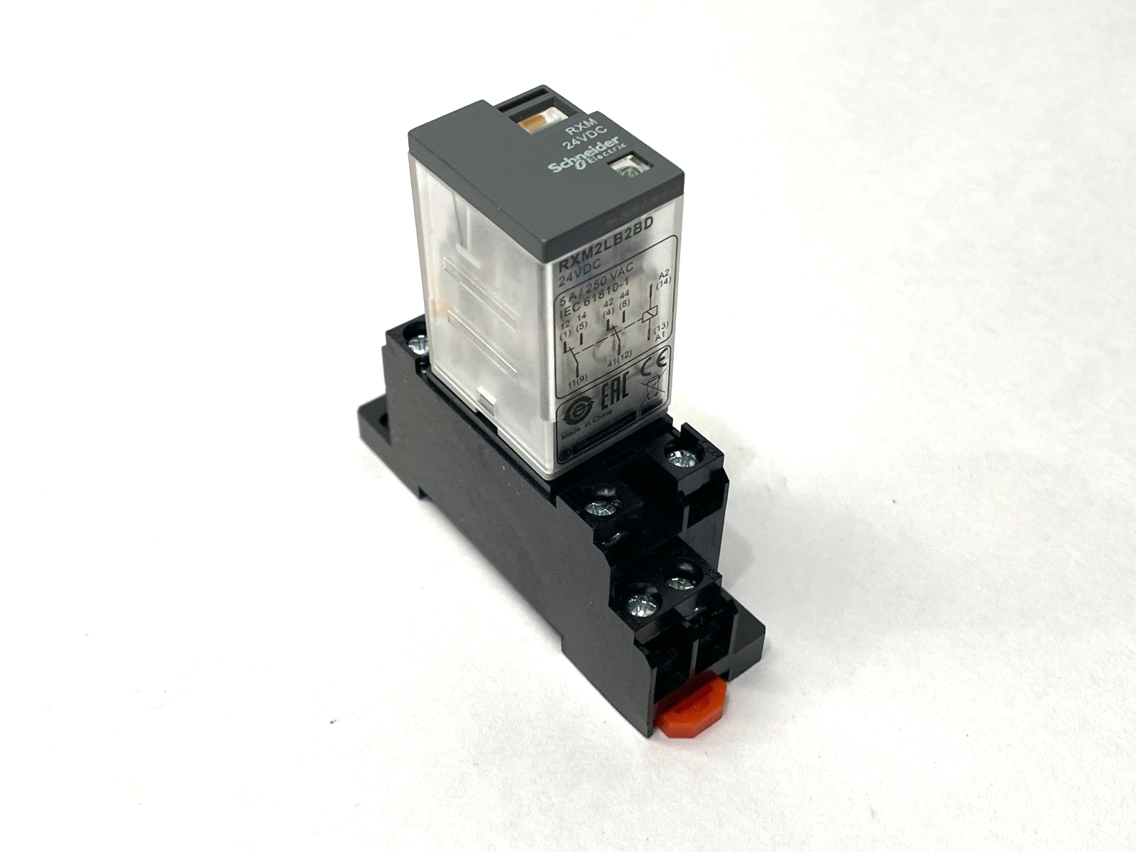 Schneider Electric RXZE1M2C Relay Base w/ RXM2LB2BD Relay 24VDC - Maverick Industrial Sales