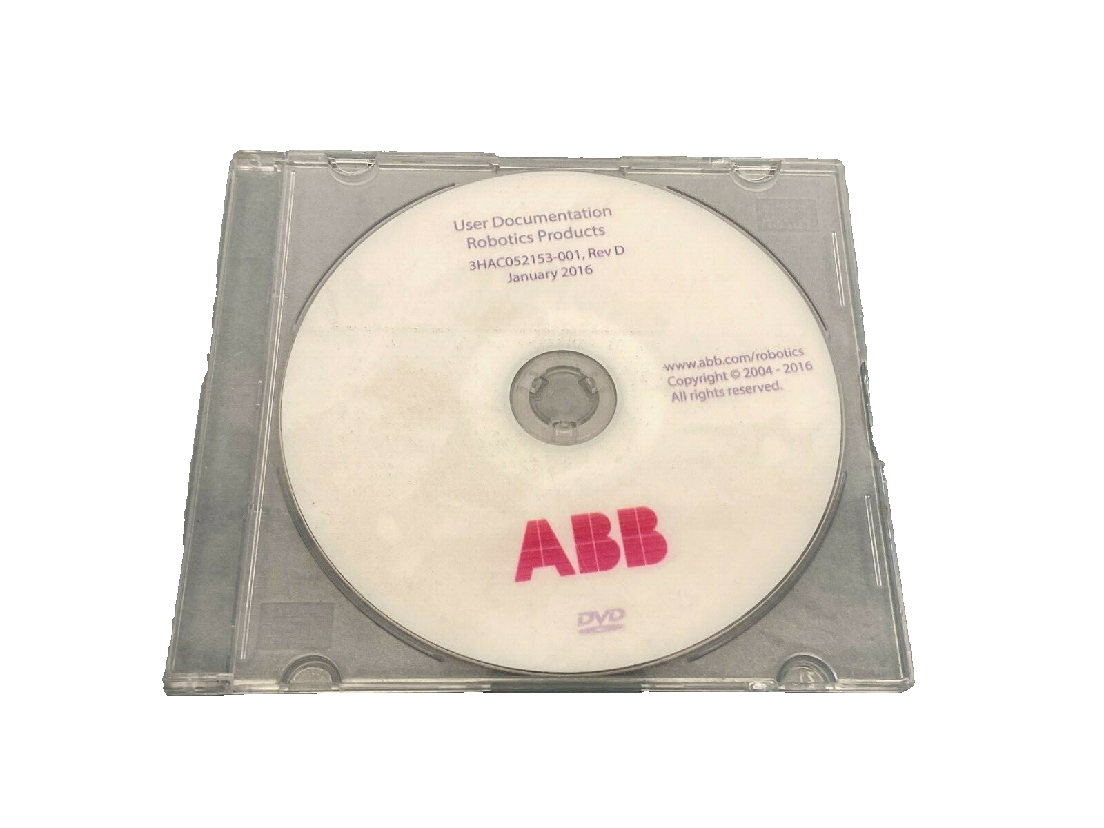 3HAC052153-001 | ABB Rev D User Documentation DVD Robotics Products - Used - Maverick Industrial Sales