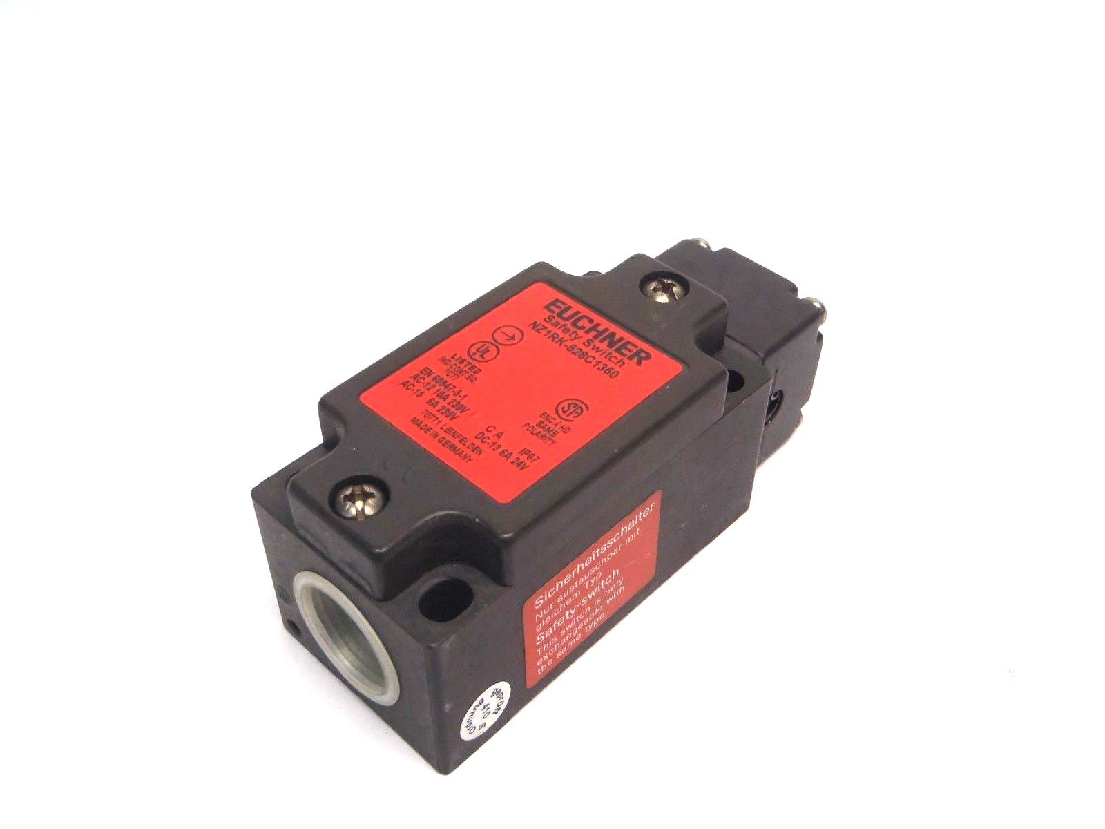 Euchner NZ1HS-3131-M Safety Switch Interlock Guard w/ End Roller 24V - Maverick Industrial Sales