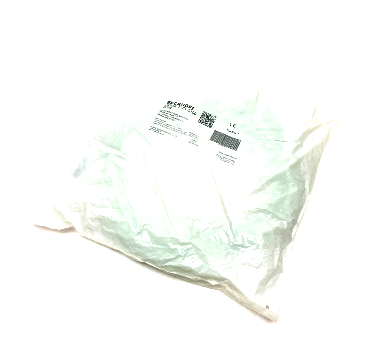 Beckhoff ZK1090-3161-0100 Double Ended EtherCAT Power Cable 10m 090502 - Maverick Industrial Sales