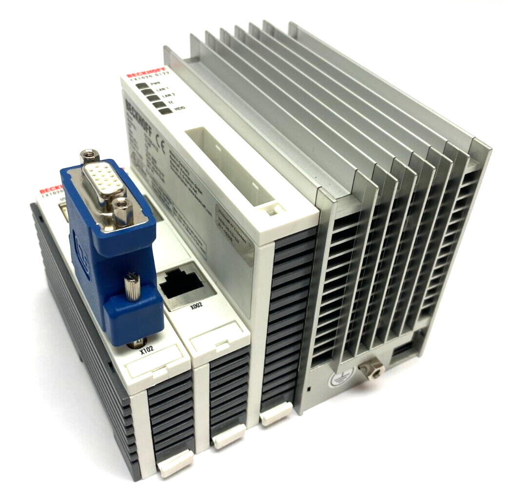 Beckhoff CX1020-0122 Basic CPU Module Windows X11-15305 MISSING DIN LATCH - Maverick Industrial Sales