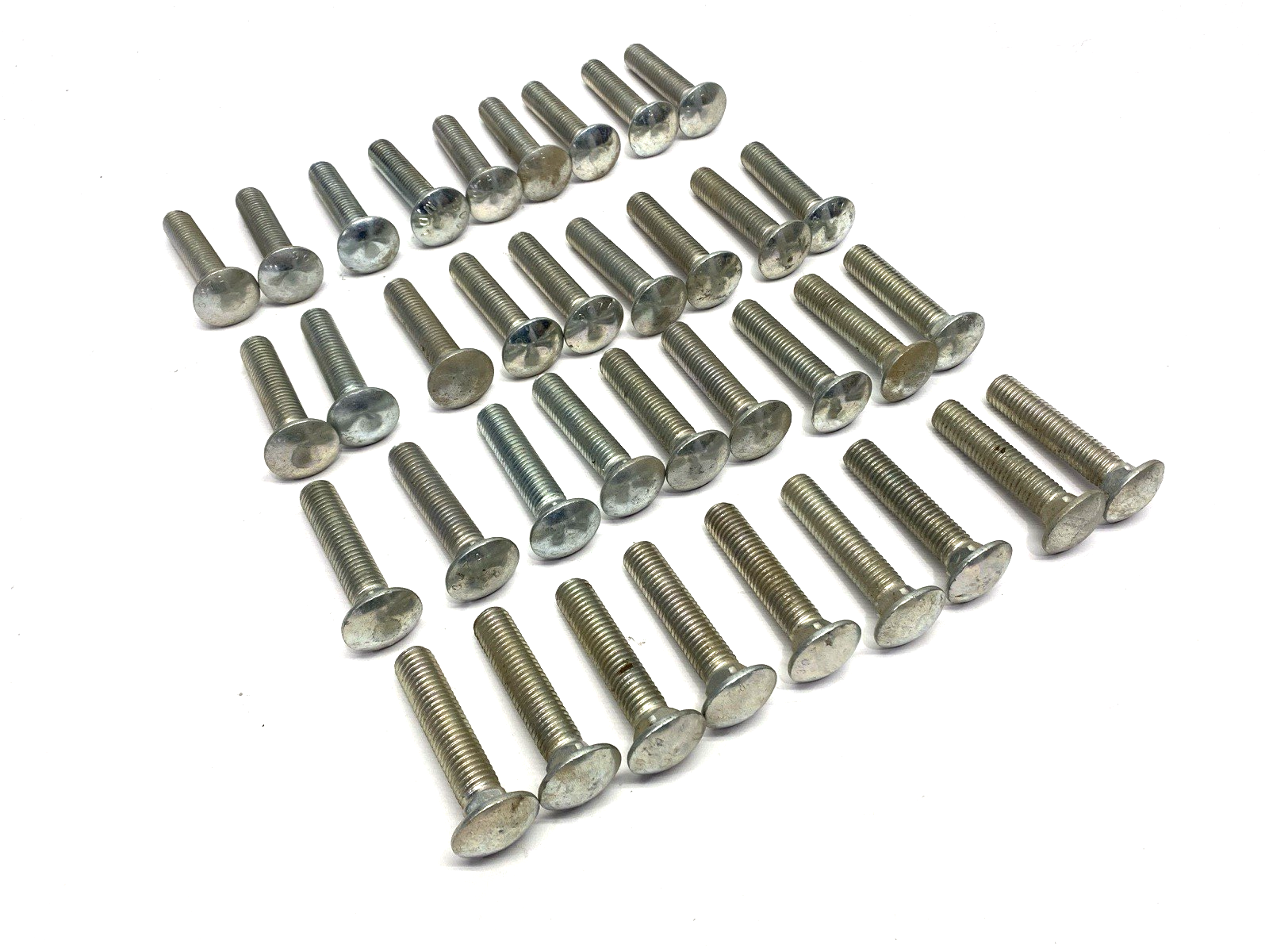 5/8"-11 x 3" Carriage Bolts Grade 2 LOT OF 36 SHELFWARE - New – Open box - Maverick Industrial Sales