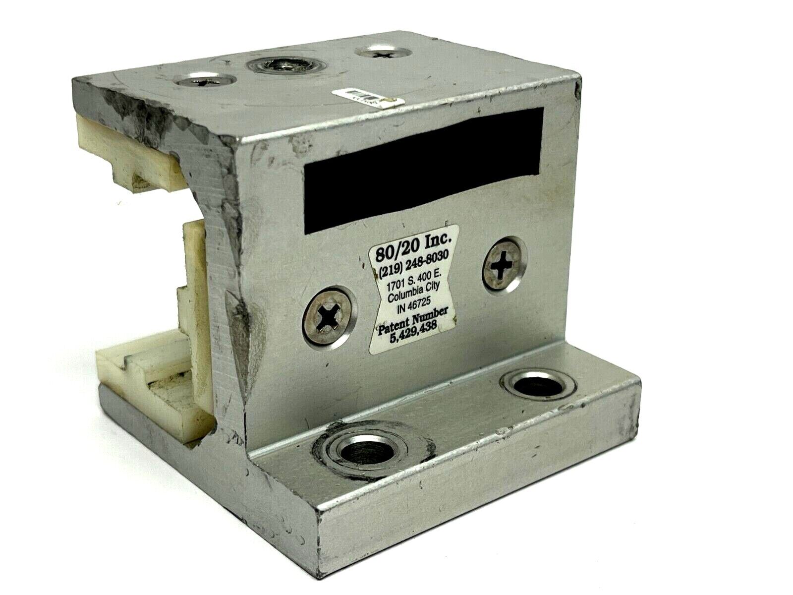 6515 | 80/20 Single Flange Short Standard Linear Bearing with Brake Hole 15 Series - Used - Maverick Industrial Sales