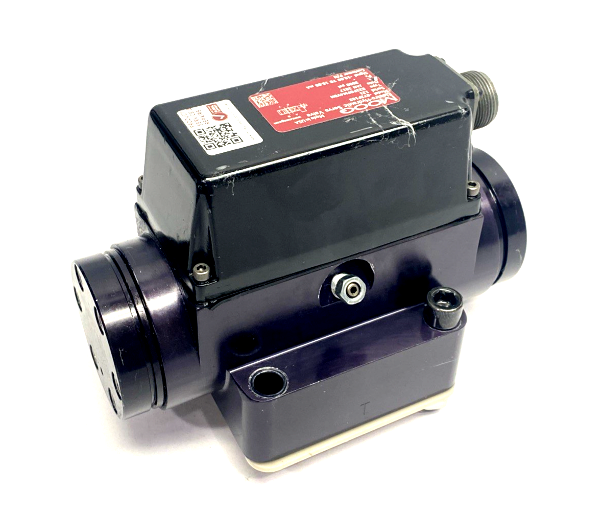 072F162 | Moog Servo Valve 3000 psi S22FOFM4VBH, HV-SV-60GPM-1IPT - For parts or not working - Maverick Industrial Sales