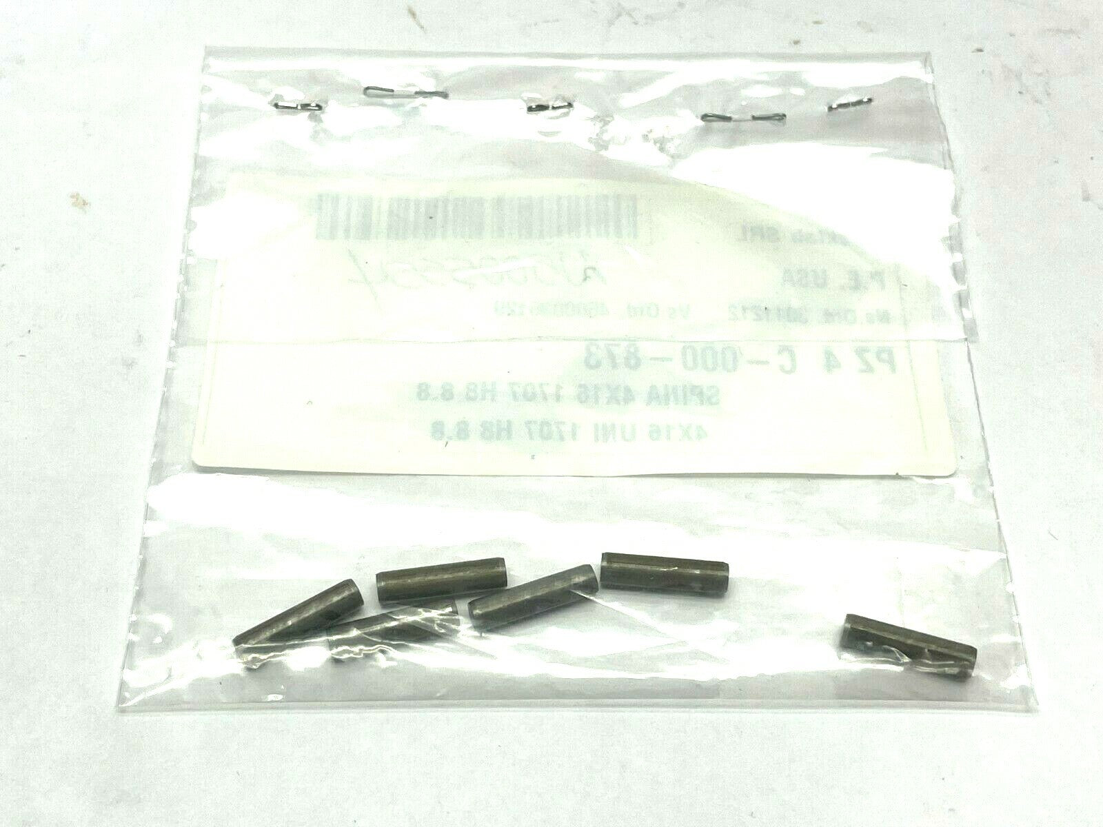 C-000-873 | PE USA Dowel Pins 4X16 UNI 1707 H8 8.8 LOT OF 6 - New Other - Maverick Industrial Sales