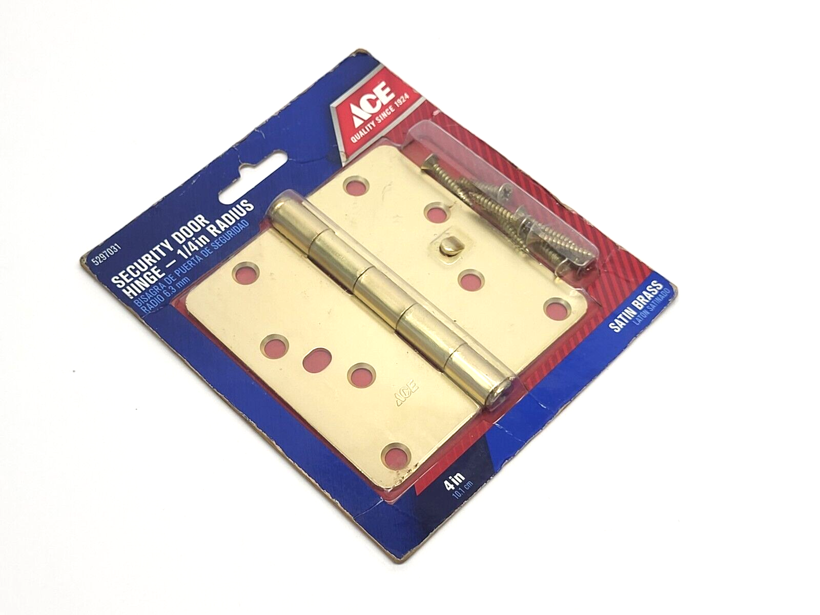 Ace 5297031 4in Security Door Hinge 1/4" Radius - New - Maverick Industrial Sales