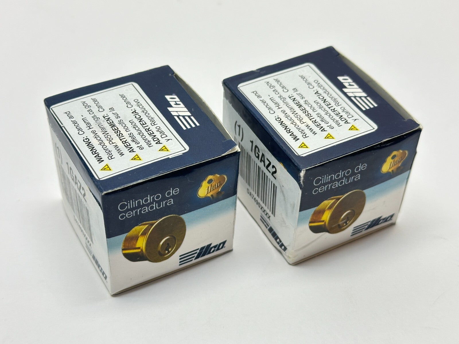 7180DC-26D | Kaba Ilco Dummy Brass Mortise Cylinder 1-1/8" Satin Chrome LOT OF 2 - New - Maverick Industrial Sales