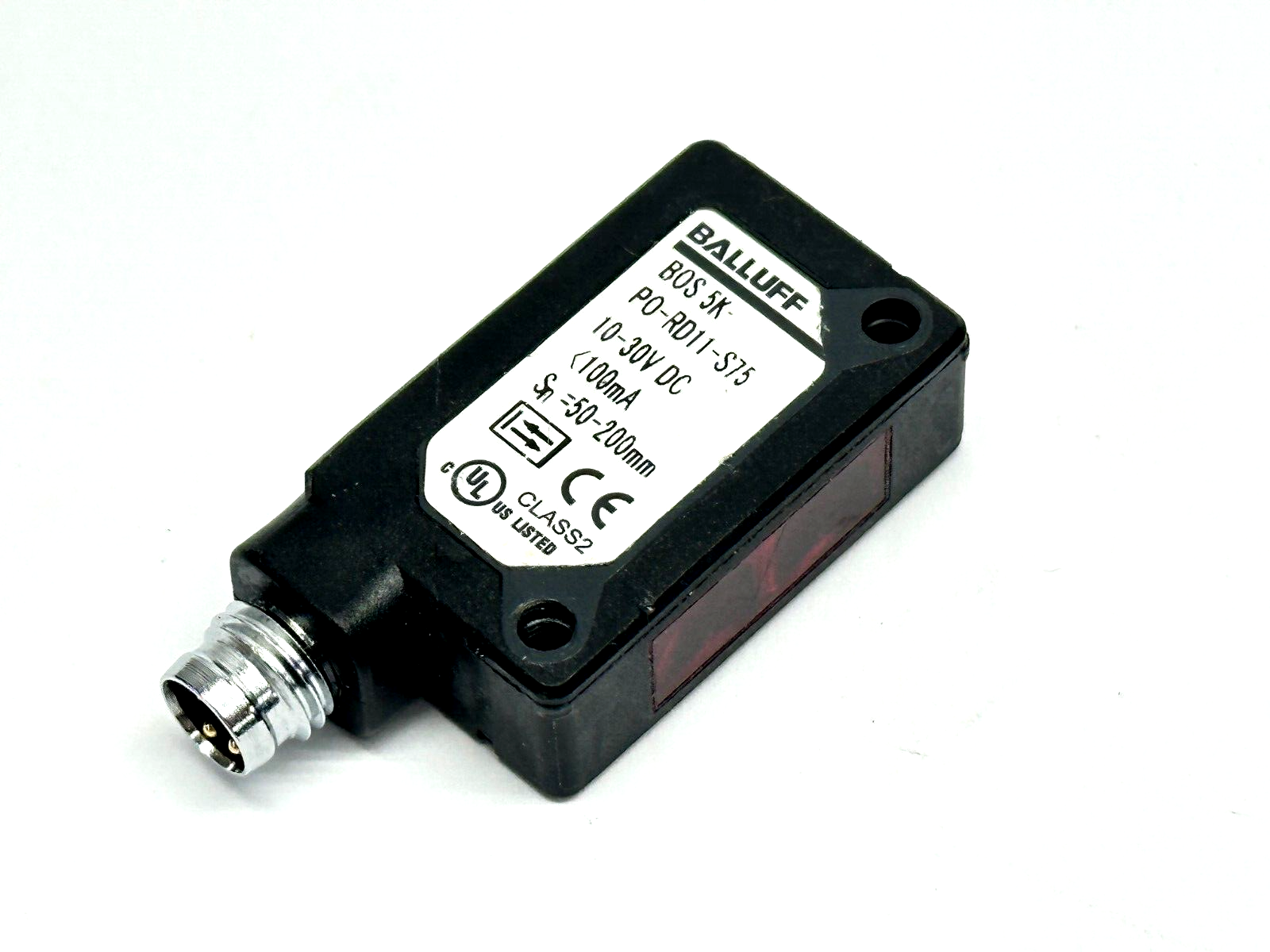 Balluff BOS 5K-PO-RD11-S75 Diffuse Sensor BOS011W - Maverick Industrial Sales