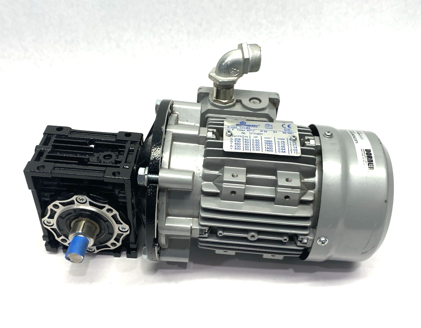 32M020ES423FN | Dorner Right Angle Gearmotor T71-B4 Motor, 32M020ES Reducer- Used - Maverick Industrial Sales