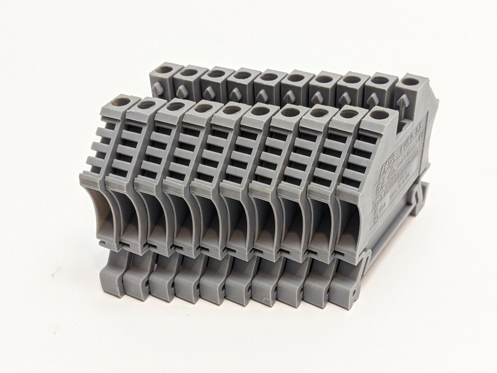 Morsettitalia 43408 Euro 2,5 Terminal Block 5mm Gray LOT OF 10 - Maverick Industrial Sales