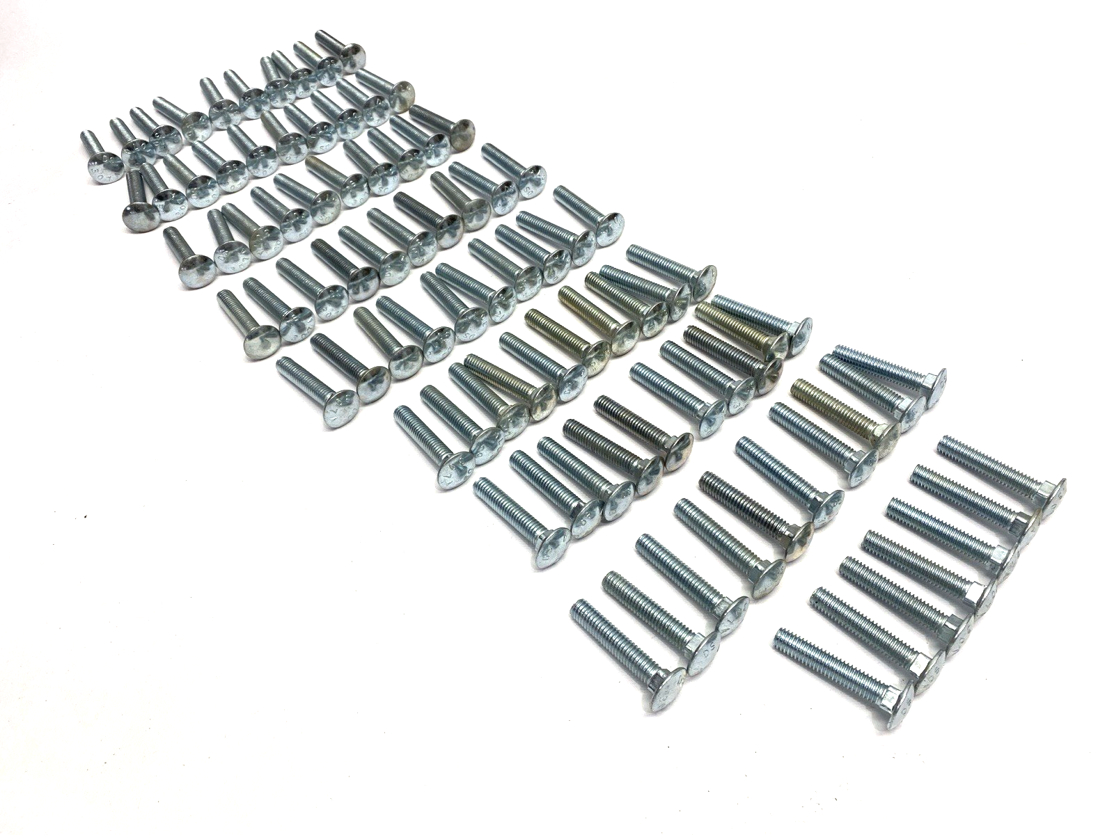 3/8"-16 X 2" Carriage Bolt Grade 2 LOT OF 87 SHELFWARE - New – Open box - Maverick Industrial Sales