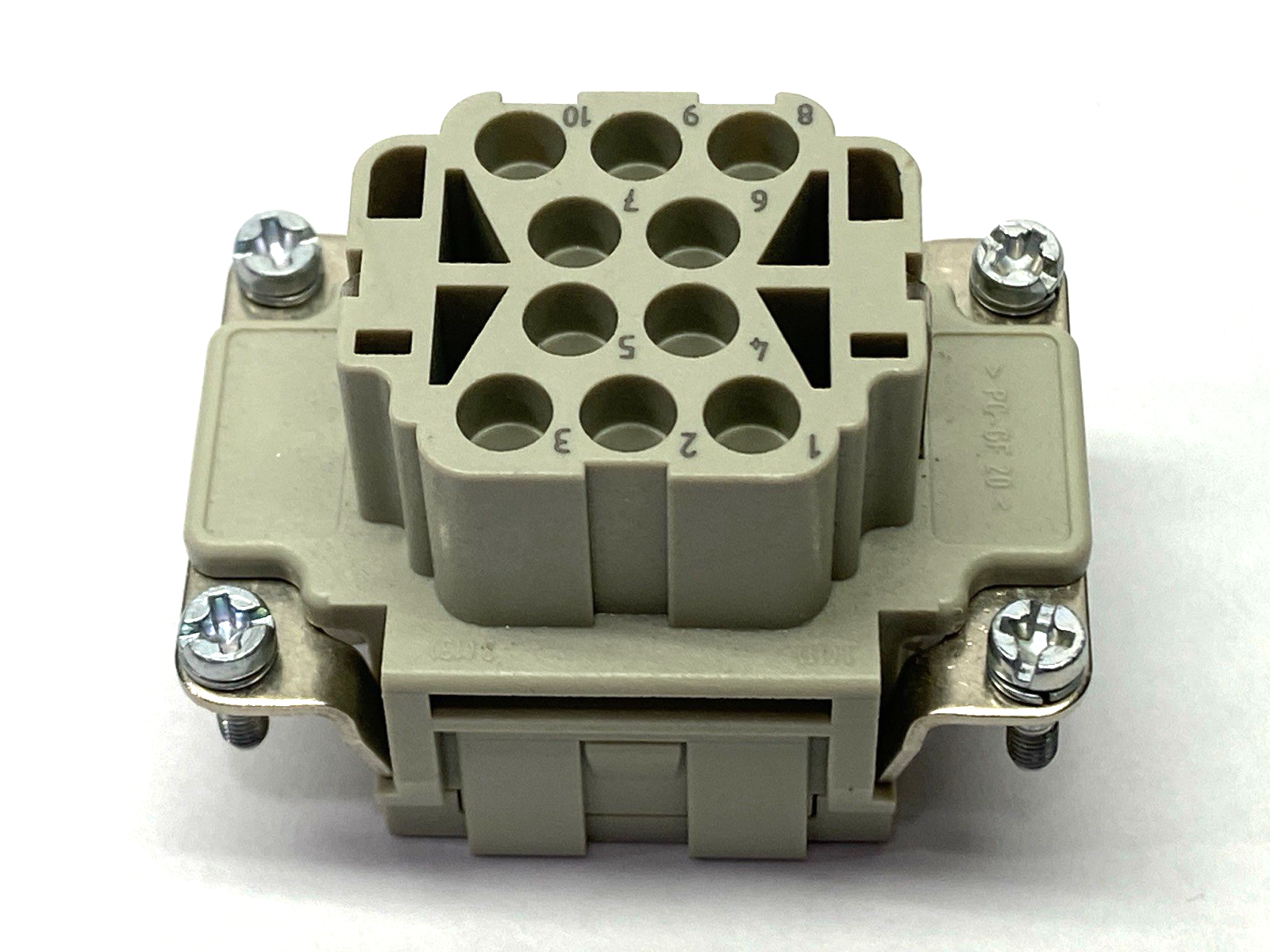 Harting 09320103101 Insert Female Crimp Han 10 EE-M 600V - New – Open box - Maverick Industrial Sales