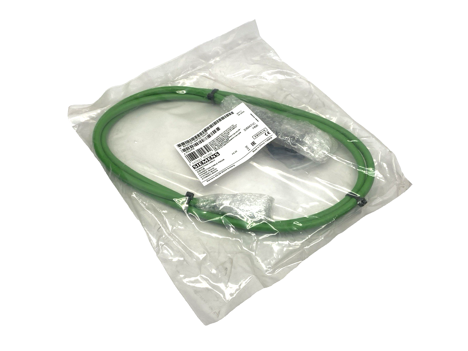Siemens 6AV2181-5AF02-0AX0 Connection Cable 2m KTP Mobile - Maverick Industrial Sales