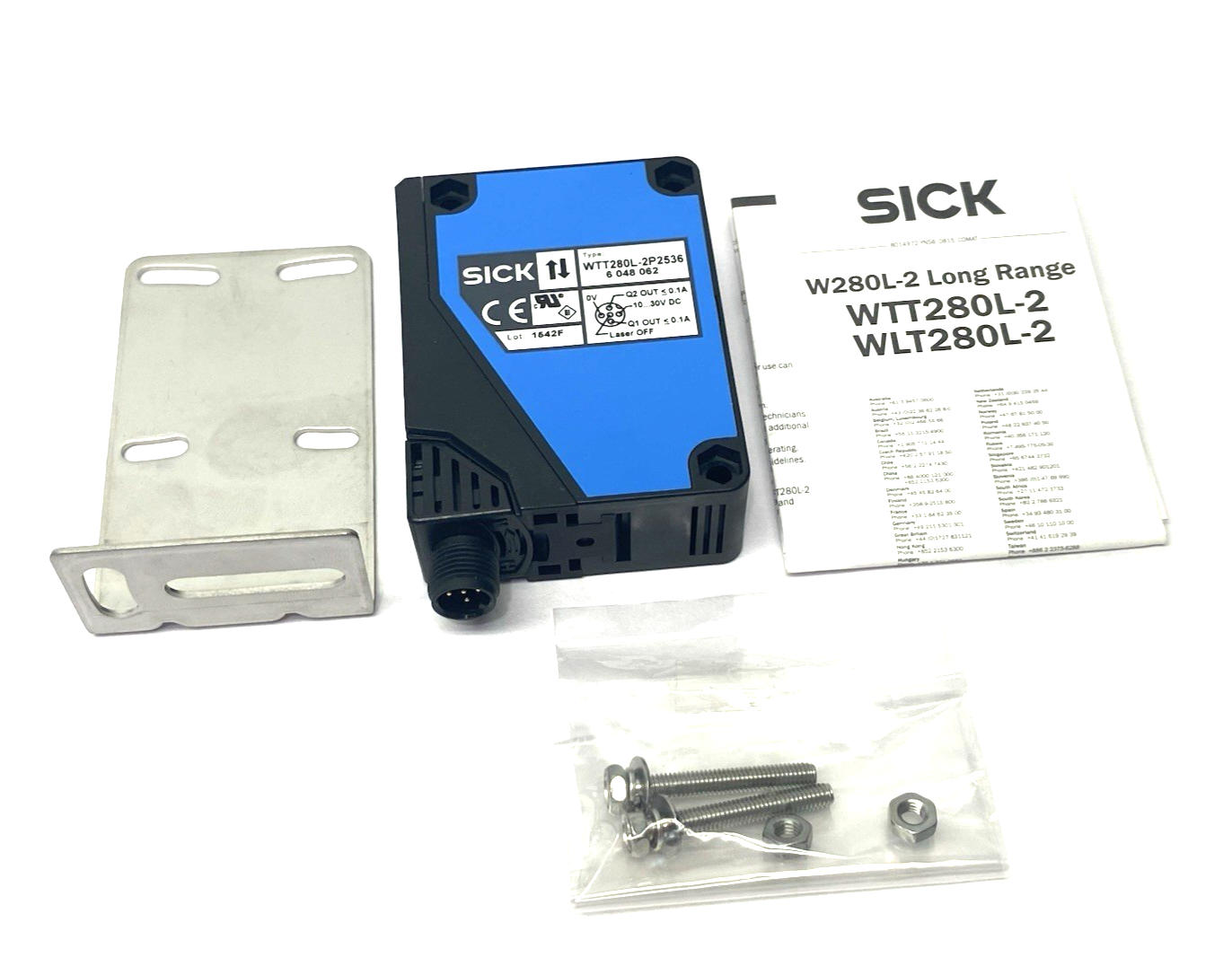 Sick WTT280L-2P2536 PowerProx Optical time-of-flight Laser Prox. Sensor 6048062 - Maverick Industrial Sales